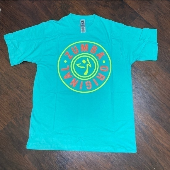 ZUMBA T-Shirt “ZUMBA ORIGINAL” customazible 100% cotton Large NWOT - Picture 3 of 7